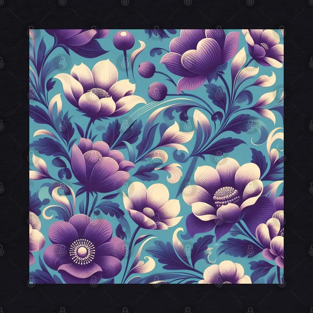 Purple Flowers by Jenni Arts